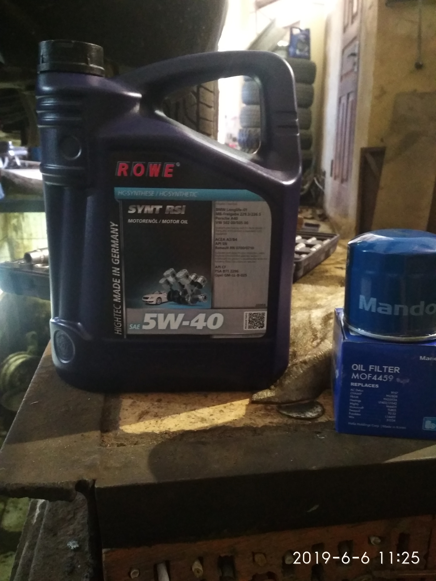 Пробуем новое масло ROWE HIGHTEC SYNTH RS SAE 5W-40 — Hyundai Santa Fe ...