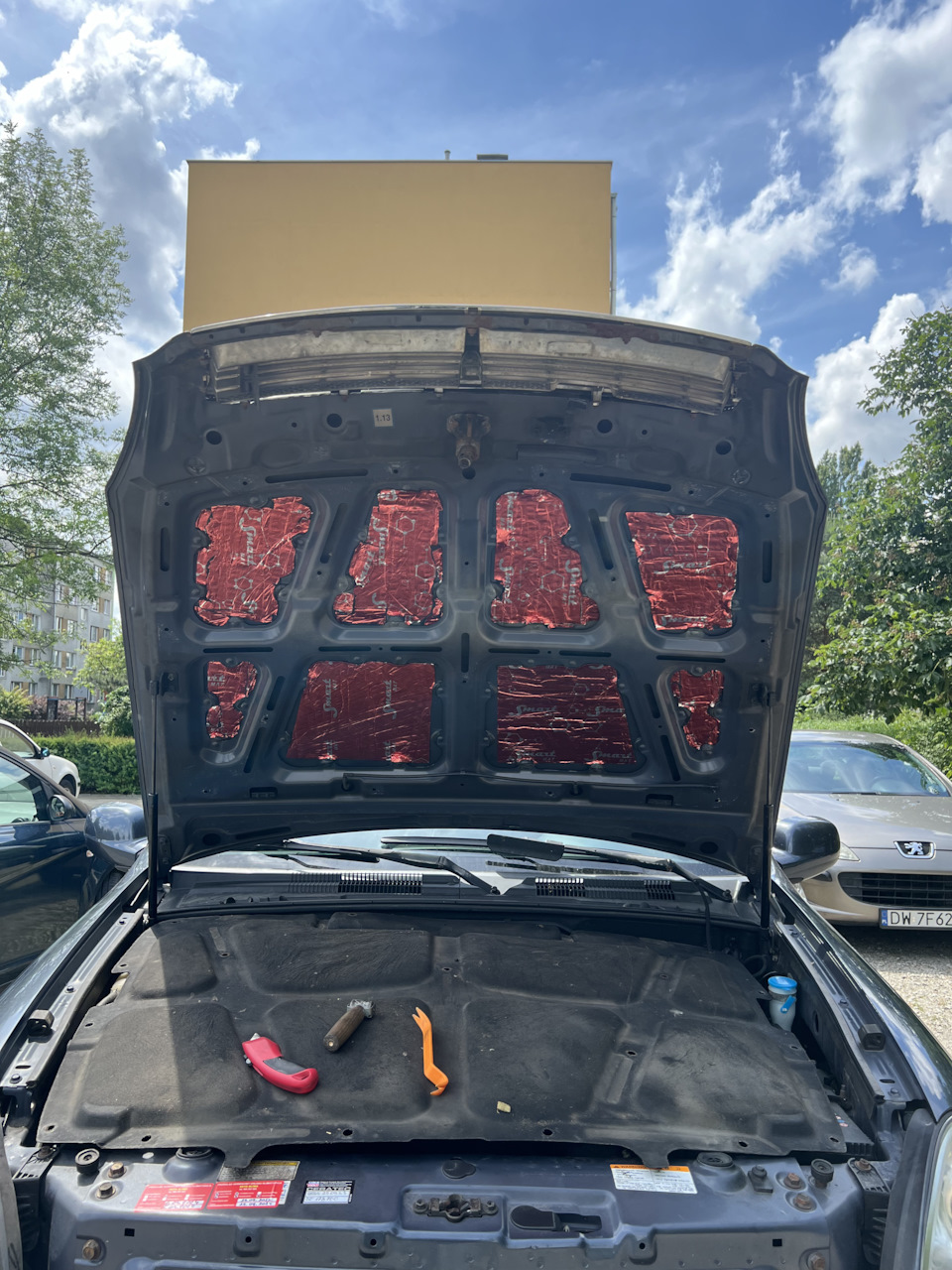 ШВИ капота. — SsangYong Rexton (2G), 2,7 л, 2006 года | автозвук | DRIVE2