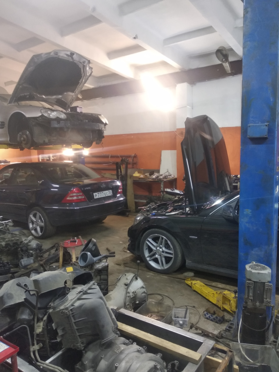 Замена цепи и звёзд ГРМ w204 c200 — DRIVE2