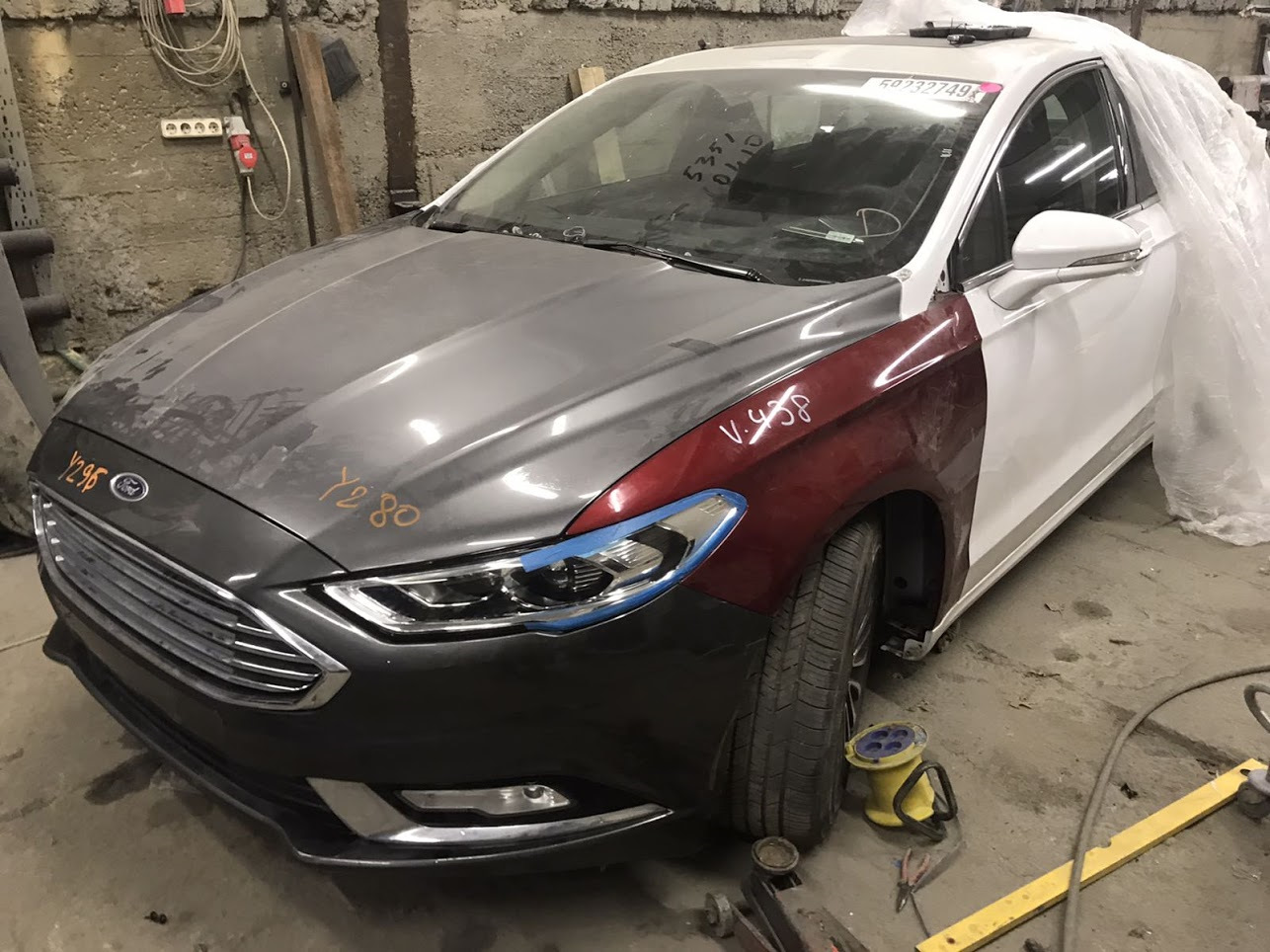 7. Процедура восстановления автомобиля. Промежуточный результат — Ford  Fusion (2G), 2 л, 2018 года | кузовной ремонт | DRIVE2