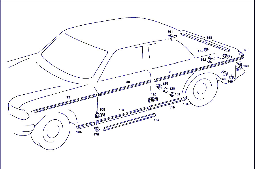 Предохранители w123 схема