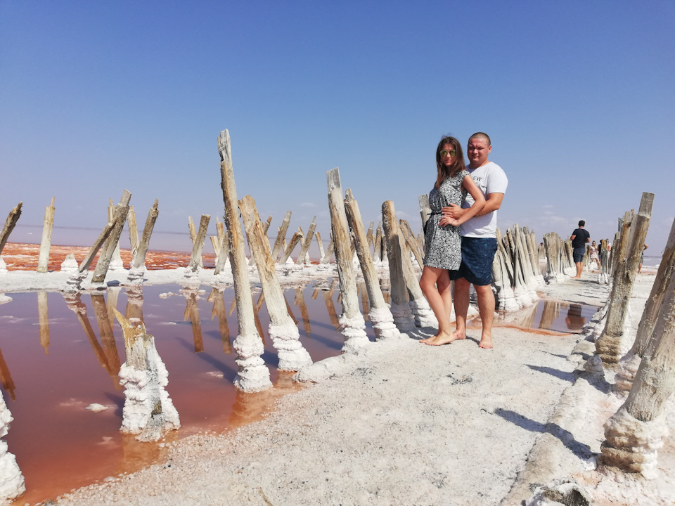 Солёное озеро в Саках — Mazda CX-7