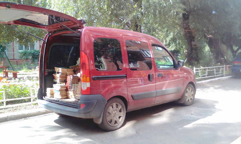Грузоподъемность Рено. — Renault Kangoo (1G), 1,4 л, 2006 года ...
