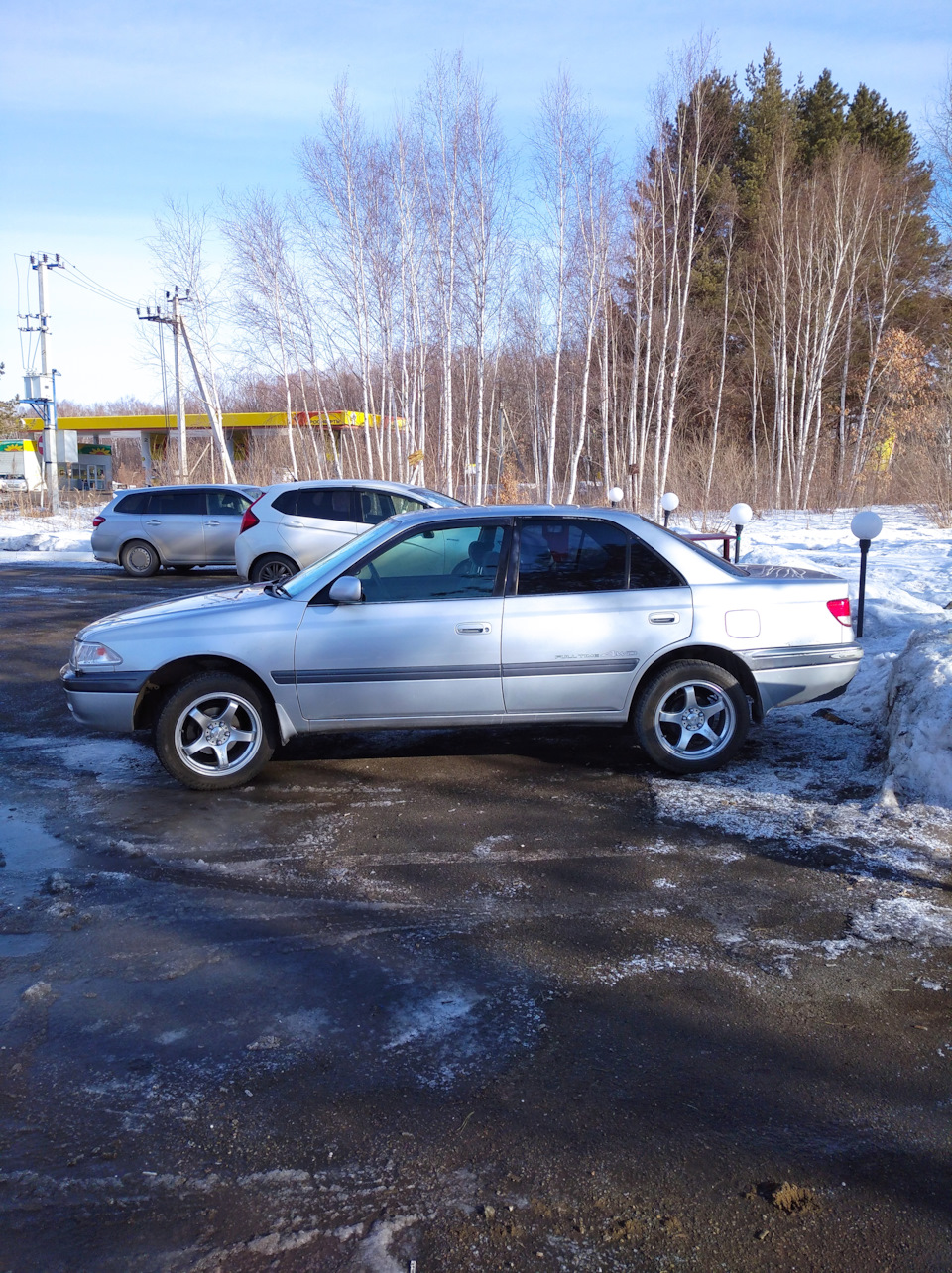 2 Колеса 205/55/16 — Toyota Carina (7G), 2 л, 1997 года | колёсные диски |  DRIVE2