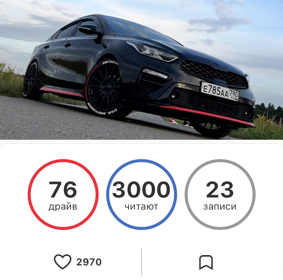 3K человек — KIA Cerato (4G), 2 л, 2020 года | рейтинг и продвижение |  DRIVE2