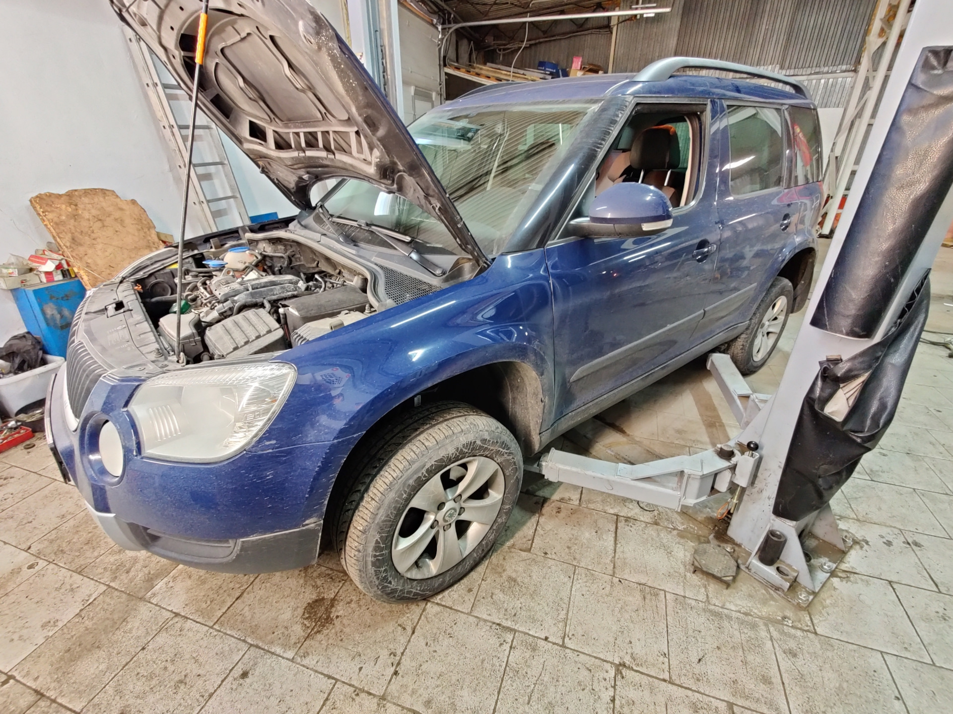 Skoda yeti удаление катализатора