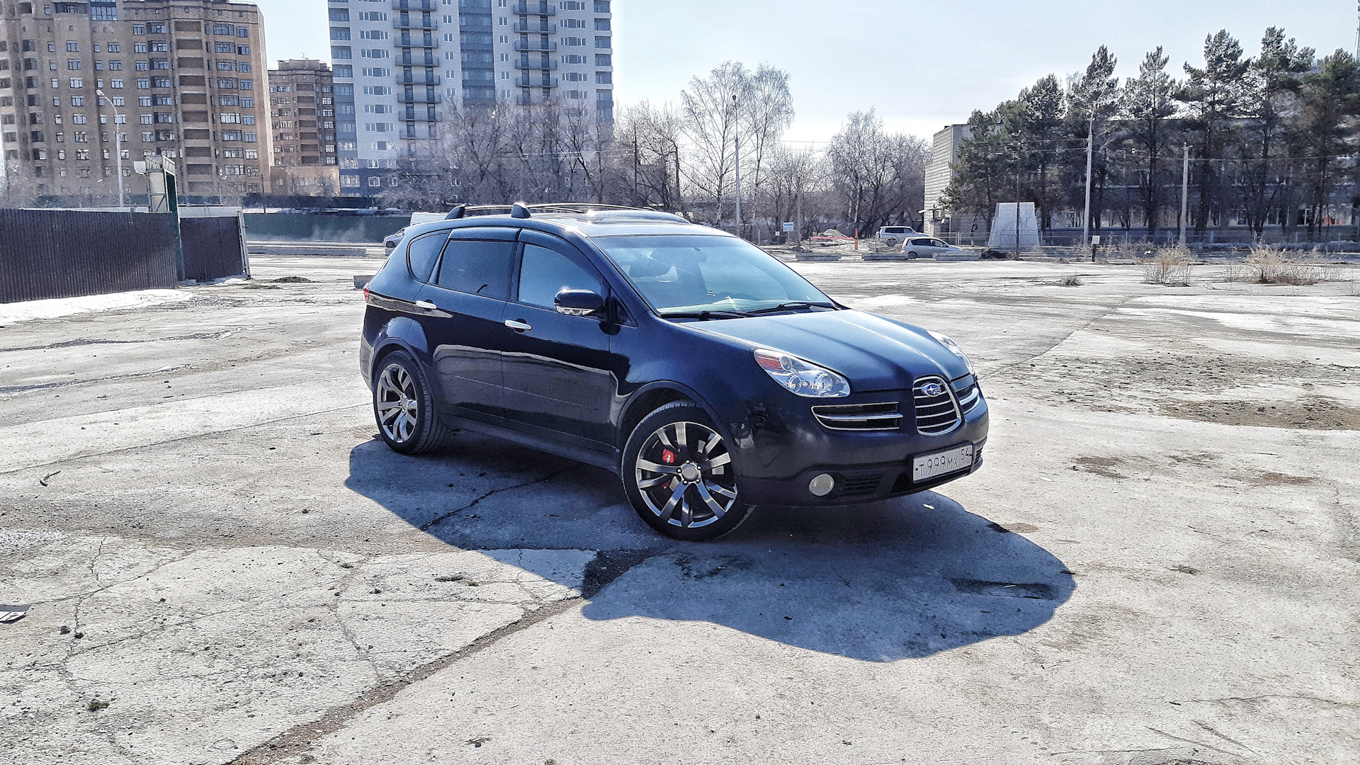 Субару трибека тюнинг фото Subaru Tribeca B9 3.0 бензиновый 2005 "B9lack Sensation" на DRIVE2