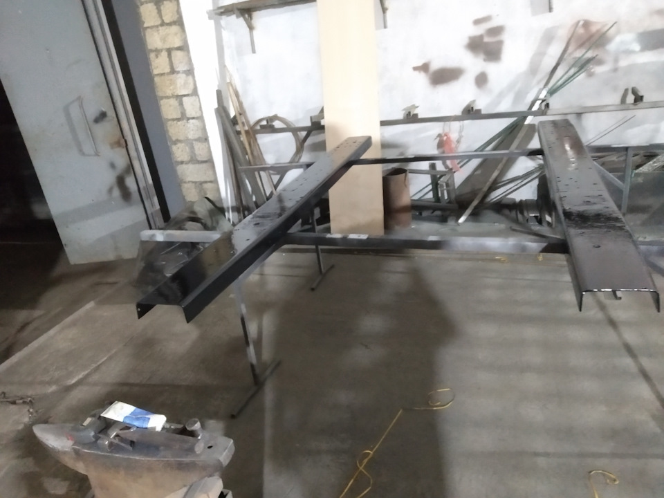 Удлинение рамы Газель часть2 — ГАЗ Газель, 2,4 л, 2006 года | своими ...