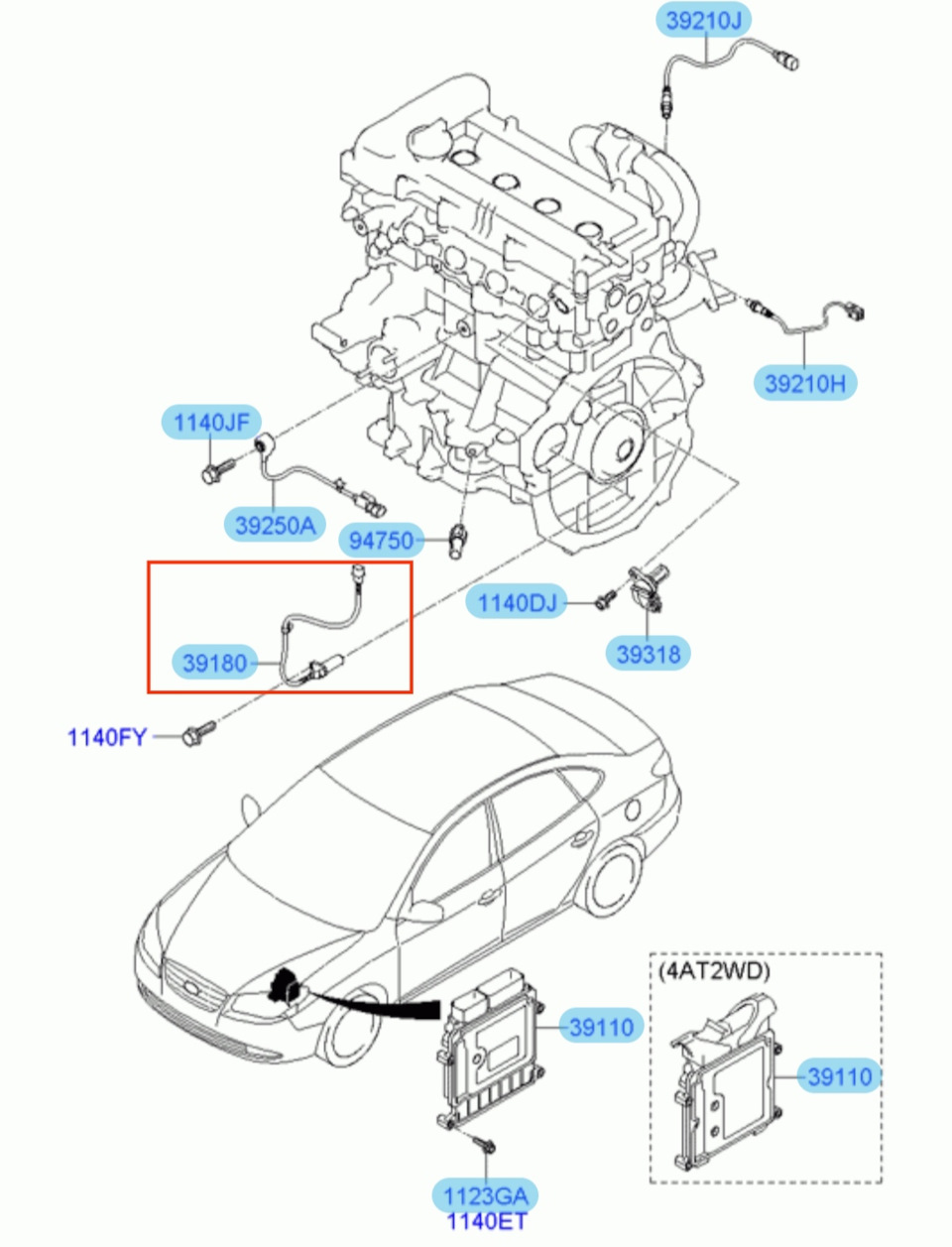 Как сломаться за городом, замена масла — Hyundai Elantra (4G), 1,6 л, 2007  года | поломка | DRIVE2