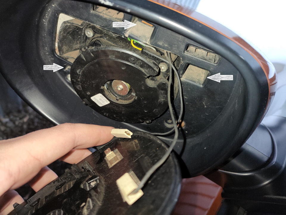 Ремонт складывания зеркал — Honda Civic 5D (8G), 1,8 л, 2008 года ...