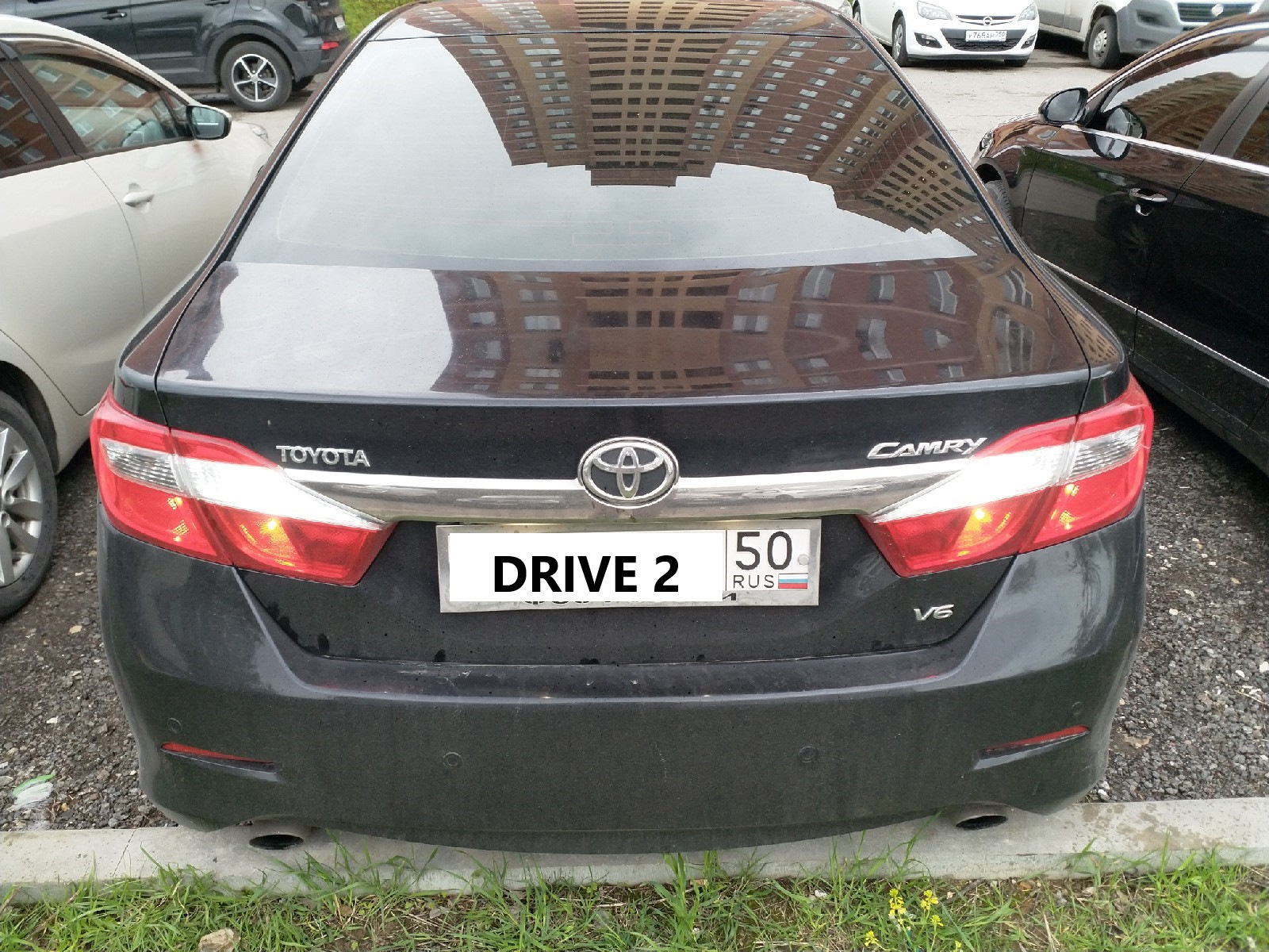 задний ход камри 55