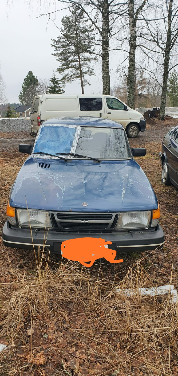 К стати о лесах и стоящих там авто… Вот нашелся 900 в комплекте за 200€ —  Saab 90, 2 л, 1986 года | запчасти | DRIVE2