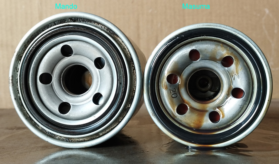 Масляный фильтр Mando MOF4459, Masuma MFC1426 — Hyundai i30 (1G), 1,6 л ...