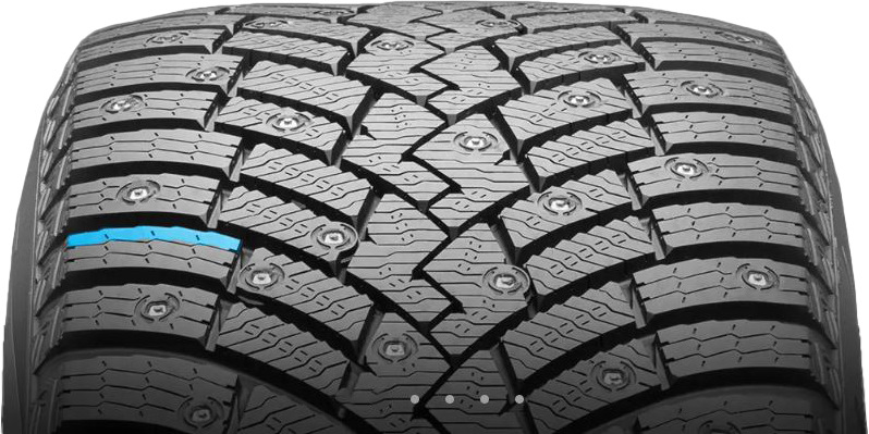 Зигзагообразные края блоков и кромки мгновенного сцепления обеспечивают короткий тормозной путь на любых зимних дорогах. — KIA Carnival (4G)