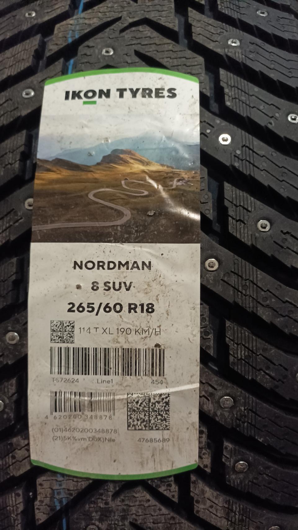 Зимняя резина — Toyota Land Cruiser Prado 150-series, 3 л, 2012 года ...