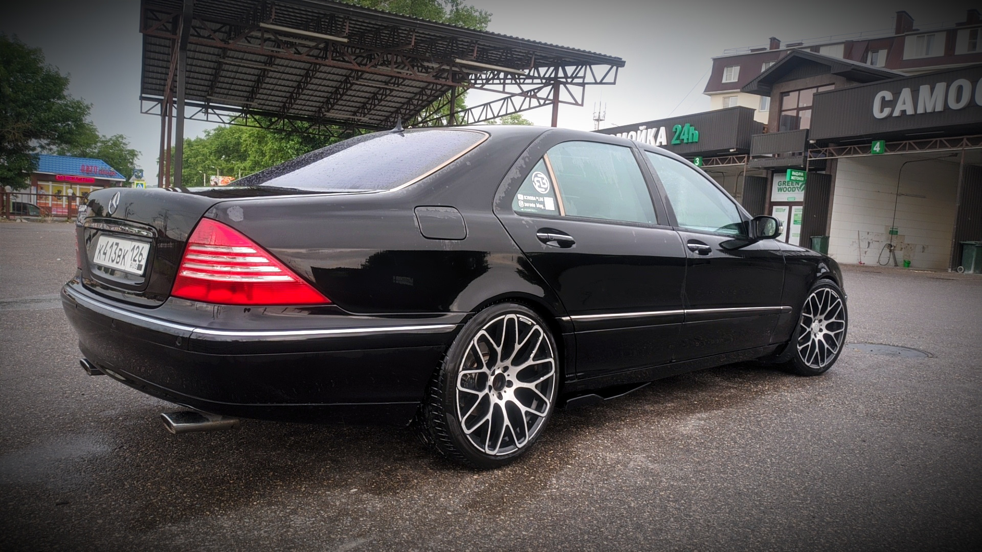 Наконец-то brabus r20 стоят — Mercedes-Benz S-Class (W220), 3,2 л, 2002 ...