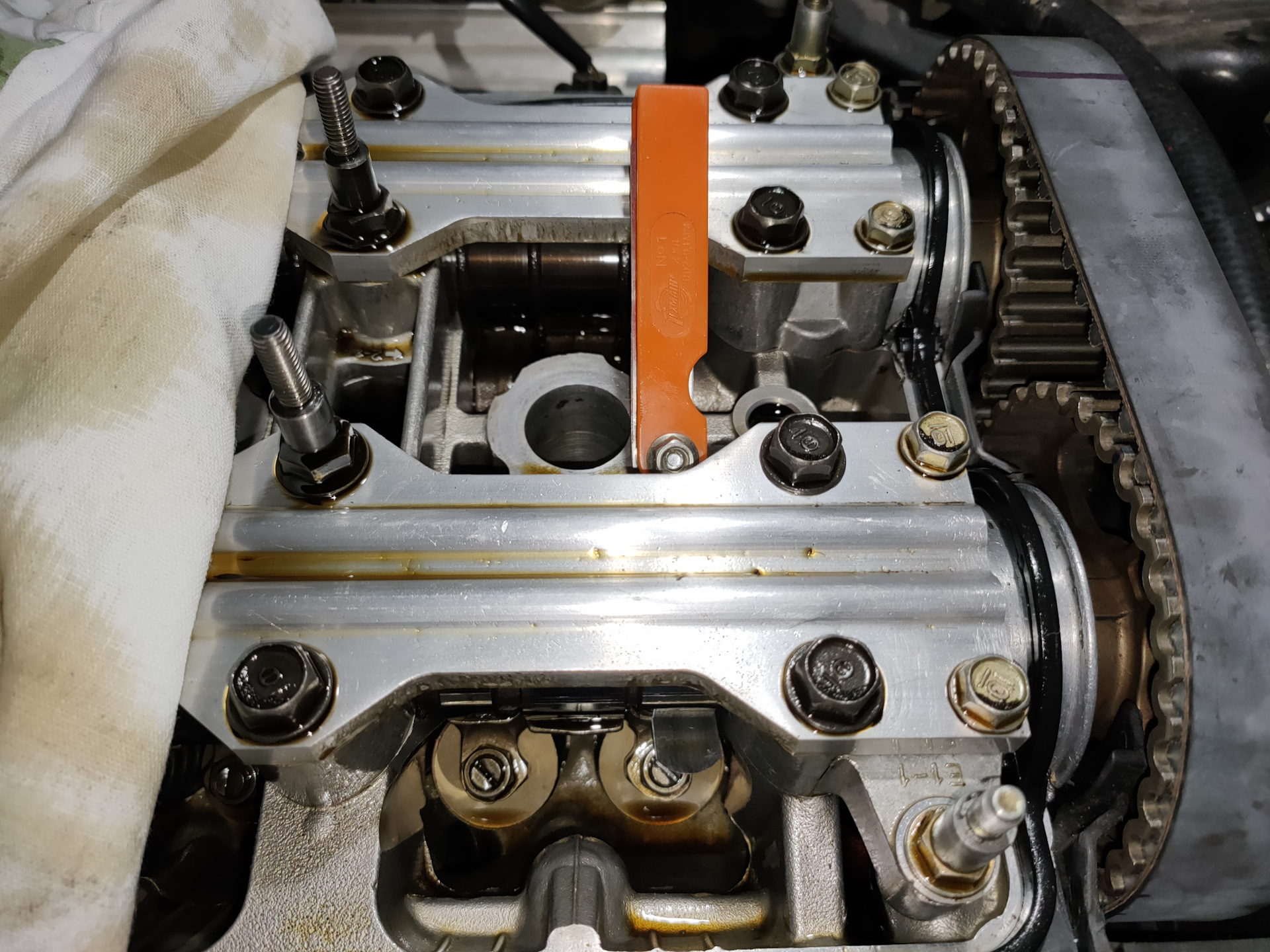 Отрегулировал тепловые зазоры клапанов 2022 — Honda Civic (6G), 1,6 л ...