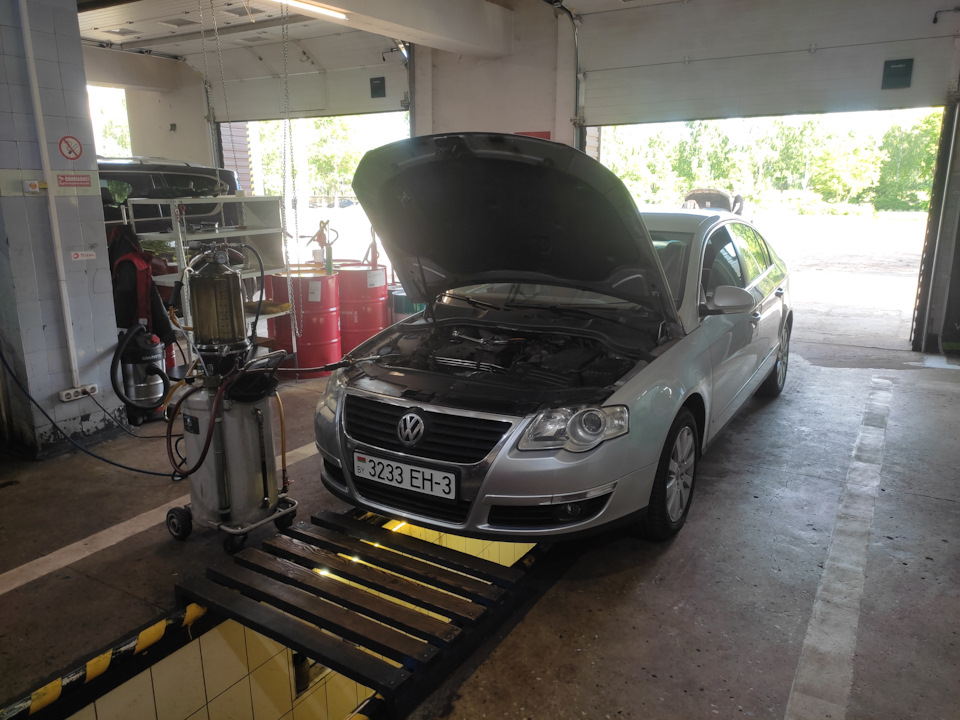 Моторное масло и фильтра. Компьютерная диагностика. — Volkswagen Passat ...