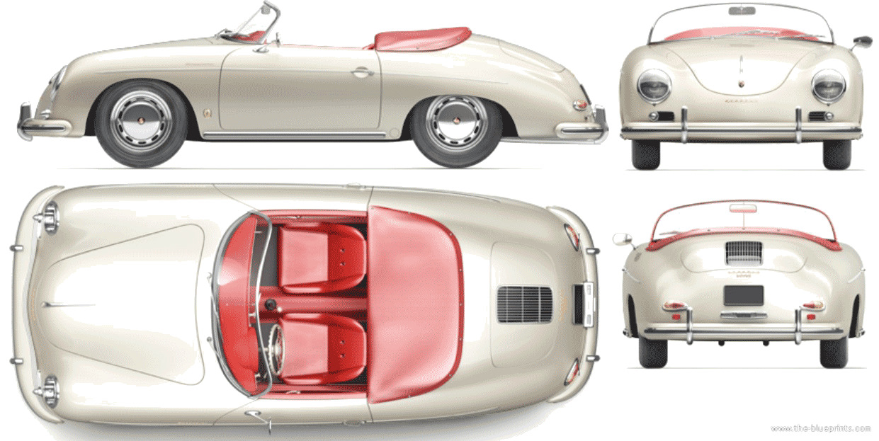 Porsche 356 чертежи