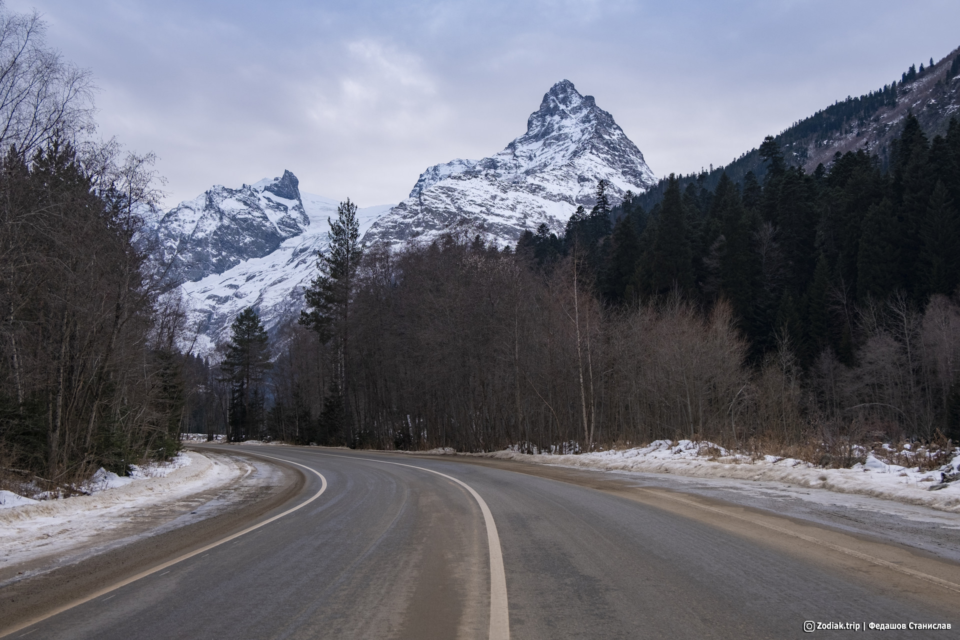 Дорога в домбай фото