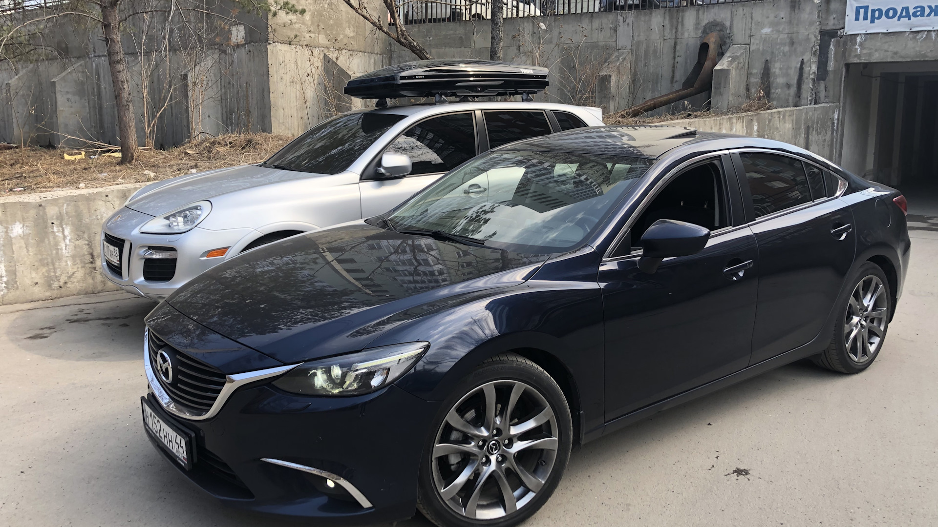 Mazda 6 (3G) GJ 2.5 бензиновый 2015 | Синяя бестия на DRIVE2