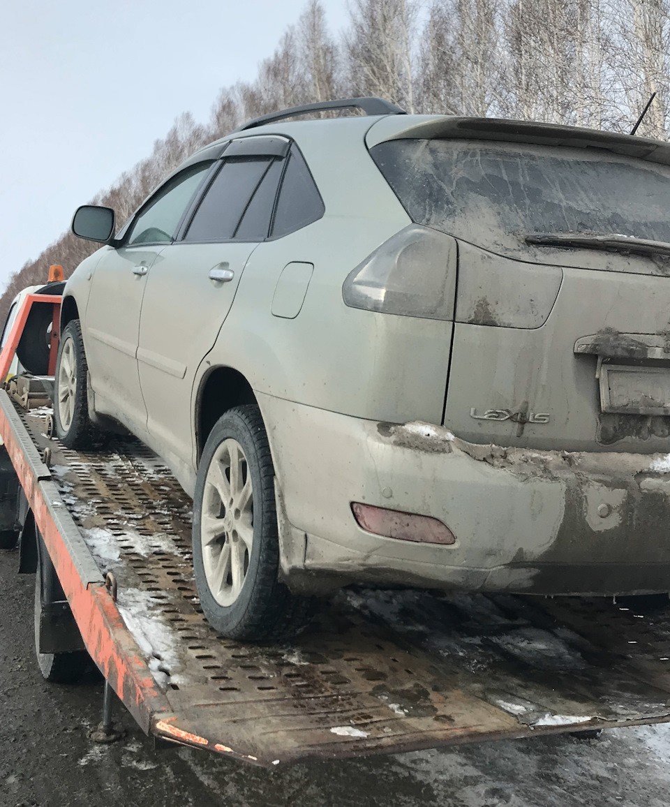 Поломка на трассе в мороз. Эвакуация. — Lexus RX (2G), 3,5 л, 2008 года |  эвакуация | DRIVE2