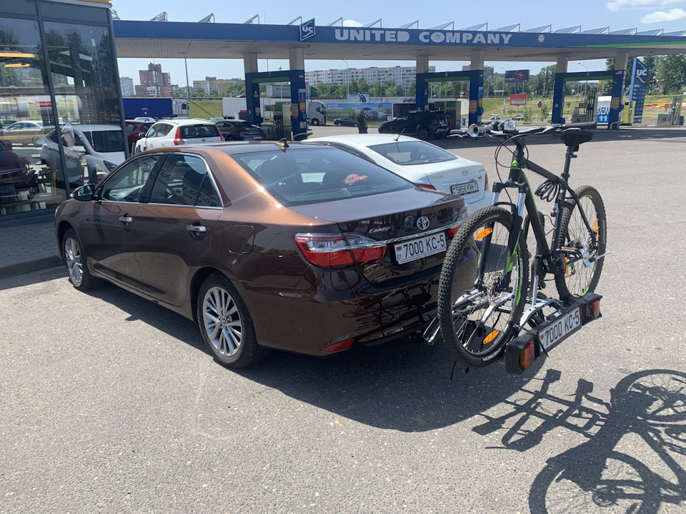 Установка сцепного устройства — Toyota Camry (XV50), 2,5 л., 2017 года ...