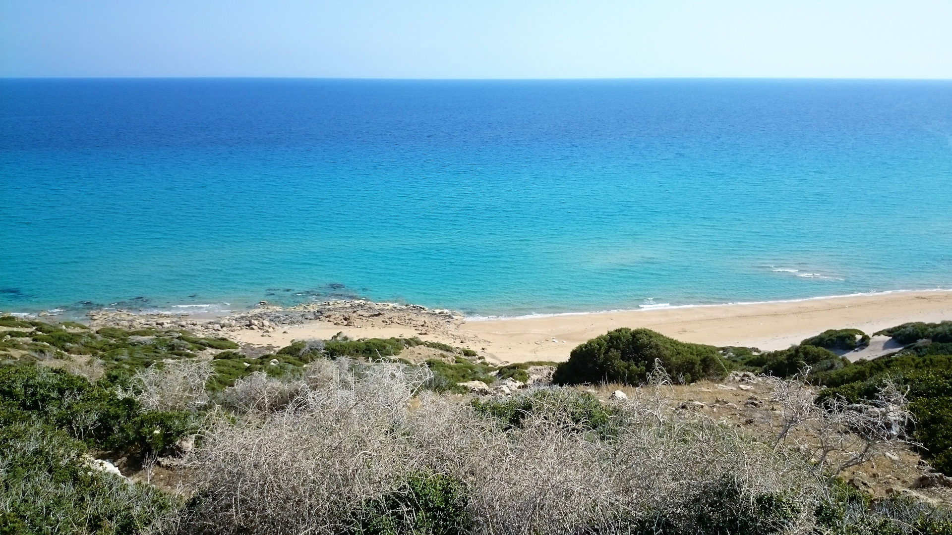 Пляж на северном кипре