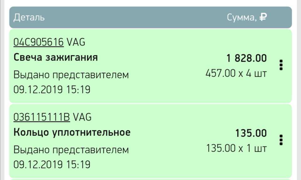 Замена свечей 1.6 110 CWVA — Skoda Rapid (1G), 1,6 л, 2015 года ...
