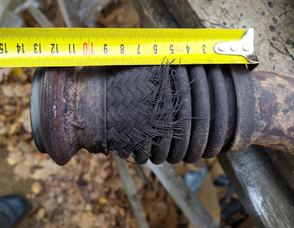 Переварил гофру 55*100 — Citroen Xsara Picasso, 1,8 л, 2001 года ...