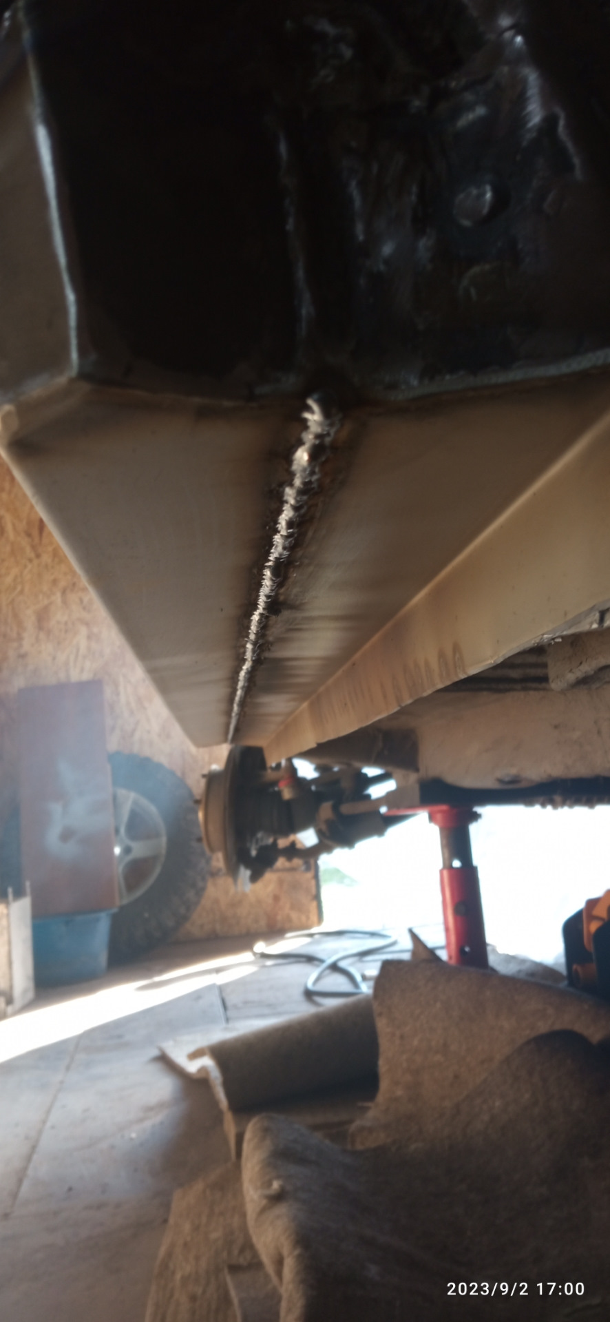 Замена порогов на проф трубу — Chevrolet Niva, 1,7 л, 2008 года ...