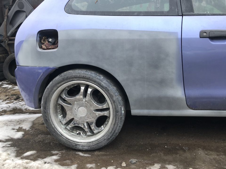 Переварка арок и порогов — Mitsubishi Colt V, 1,3 л, 1999 года ...