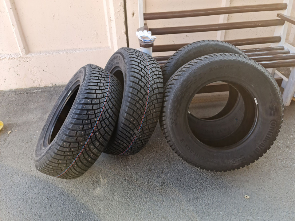 Зимняя резина. Continental IceContact 3. Первый опыт на шипах — Toyota ...