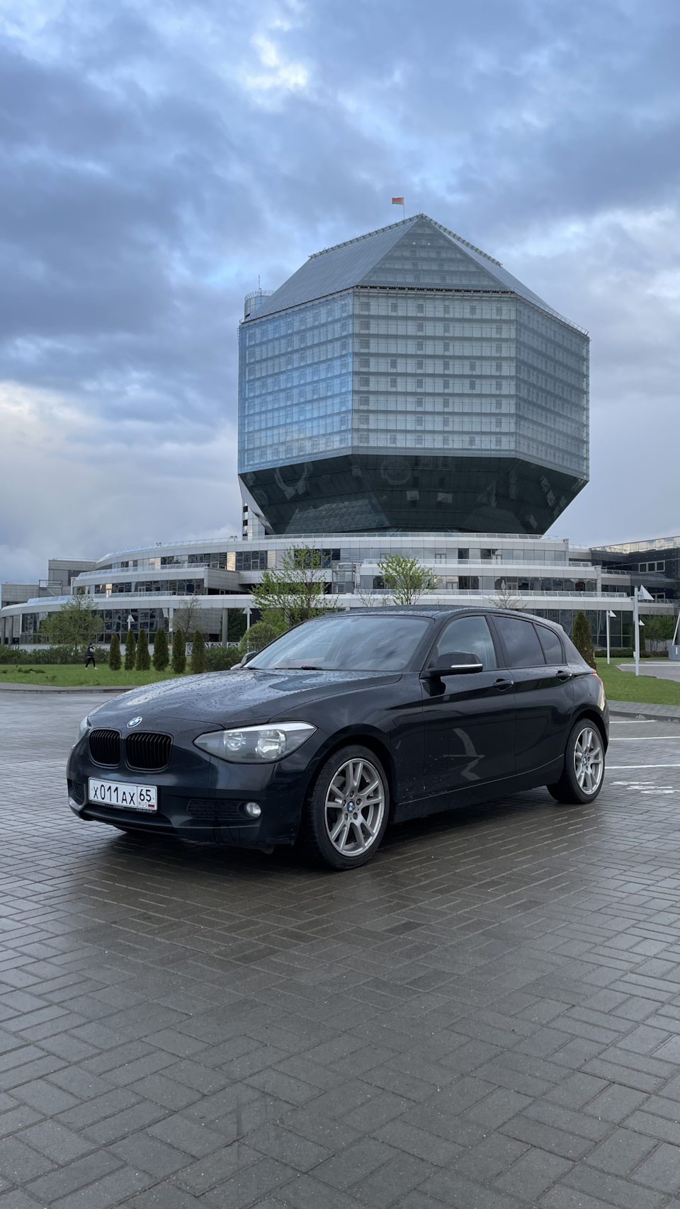 Новая резина и новые диски - BMW 1 series (F20), 1,6 л, 2012 года прикол DRIVE2