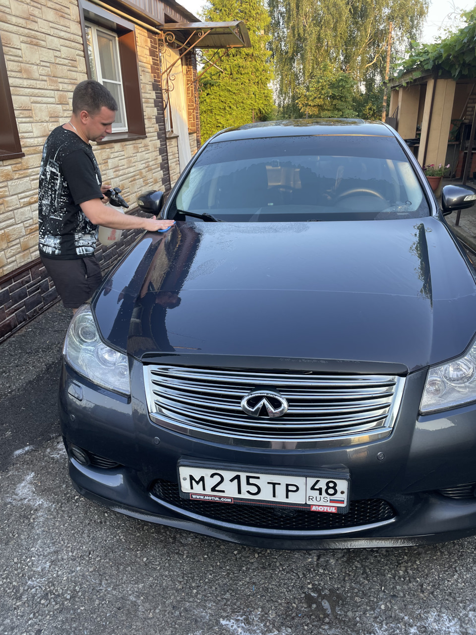 ®️18 Мойка двигателя, очистка глиной кузова — Infiniti M (2G), 3,5 л ...