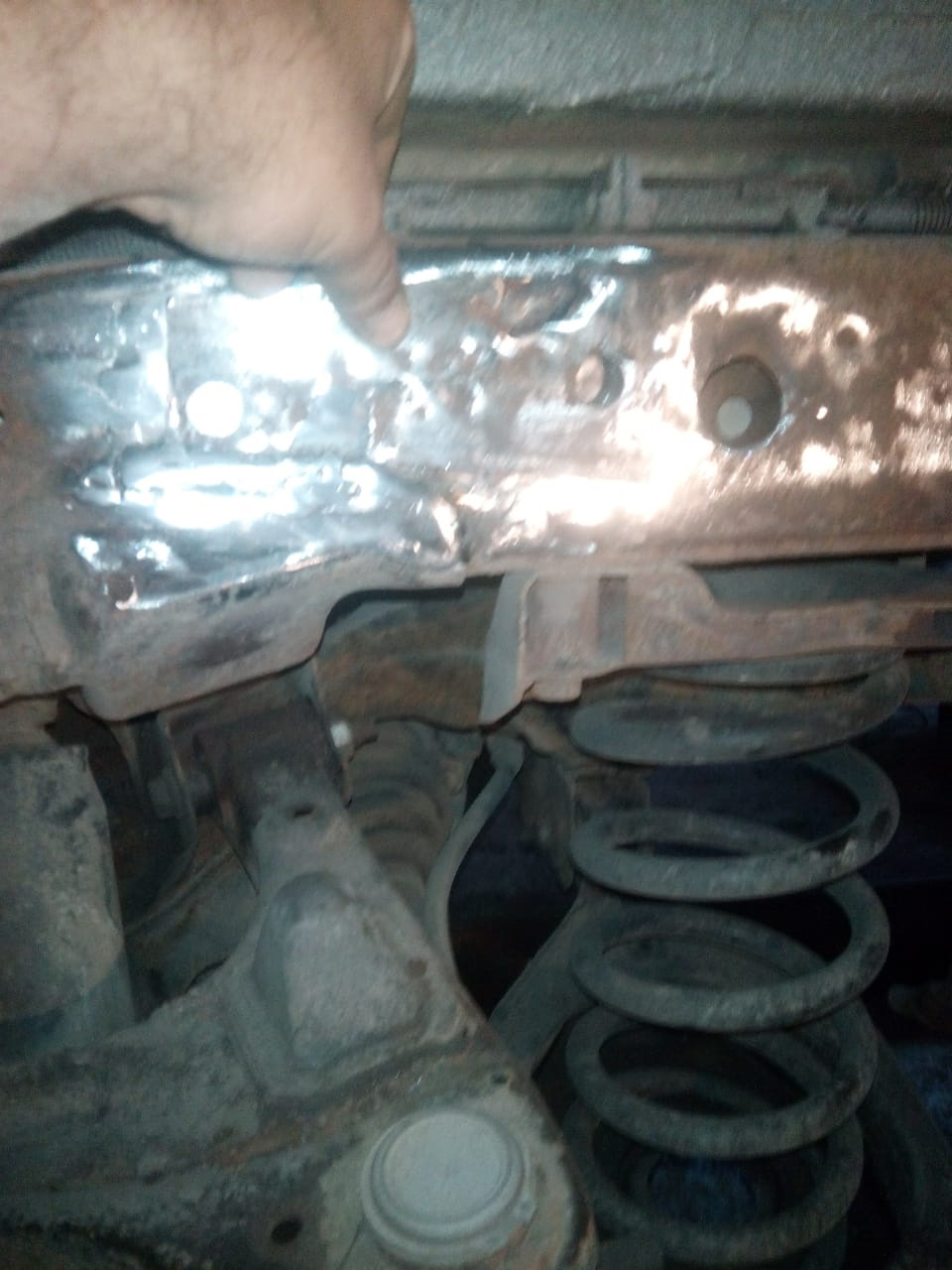 Защищаем раму Ежа Раст стопом — Nissan Pathfinder (3G), 2,5 л., 2005 ...