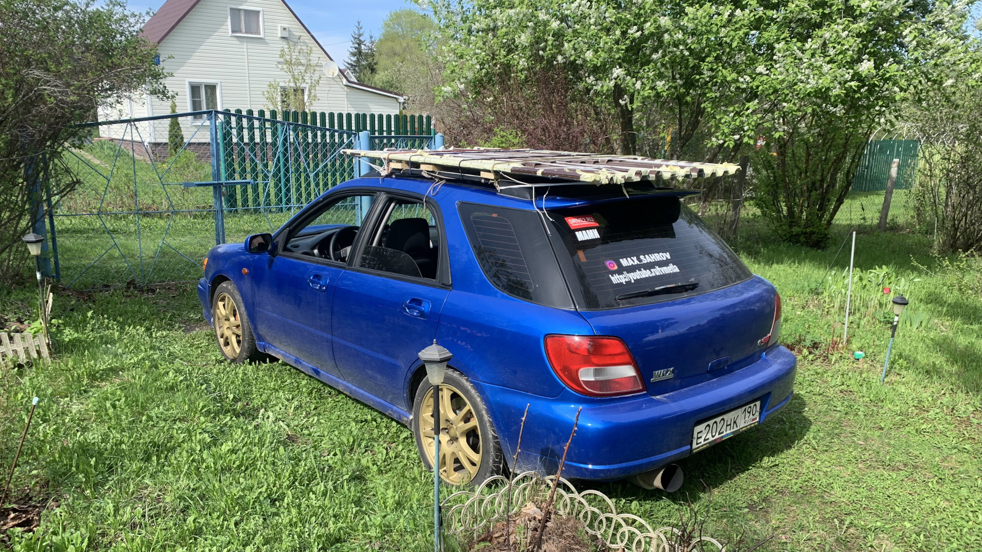 Subaru Impreza WRX (GD, GG) 2.0 бензиновый 2002 | Синяя стрела 337hp 6МТ на  DRIVE2