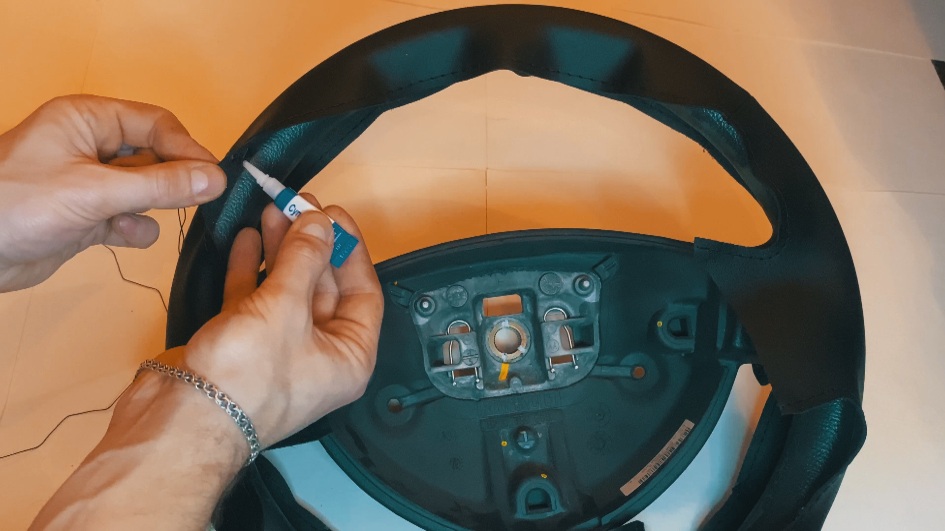 Как обшить руль оплеткой с AliExpress? — Volkswagen Polo Sedan, 1,6 л ...