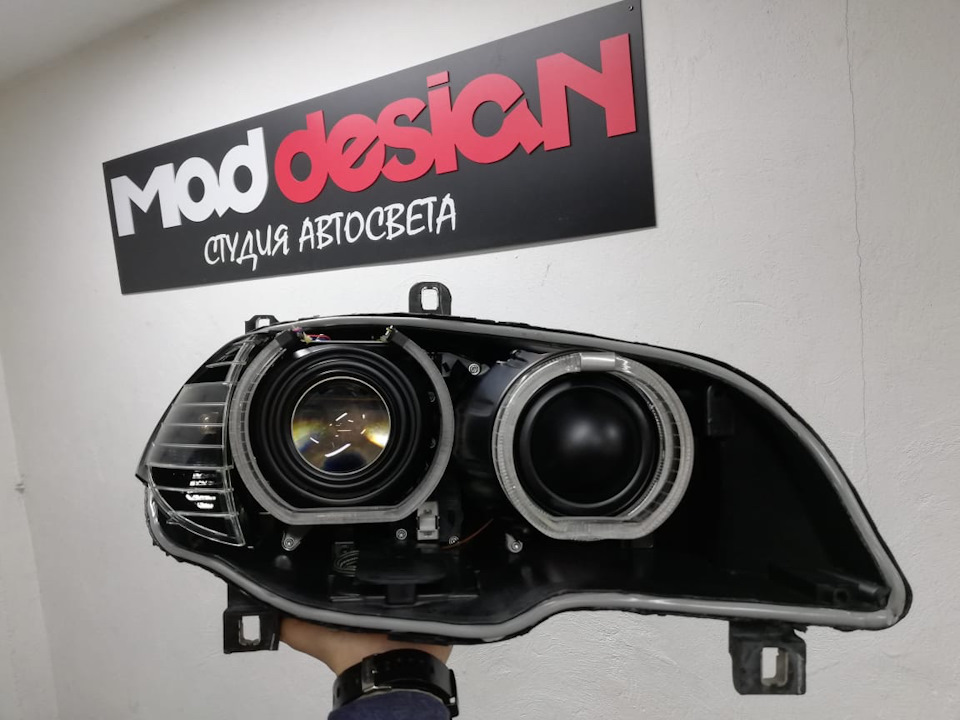 Сделал фарки) — BMW X5 (E70), 3 л, 2008 года | просто так | DRIVE2