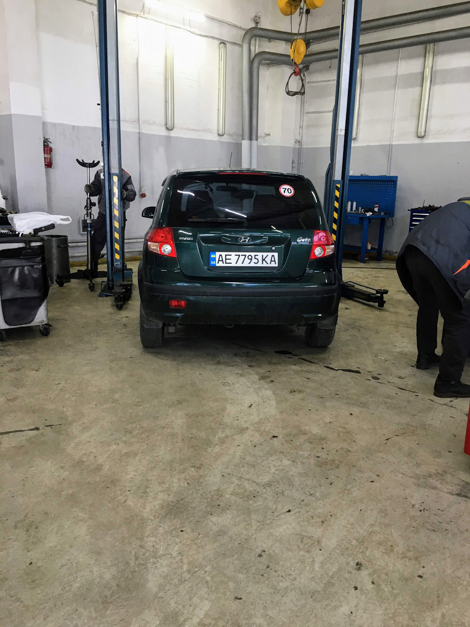 Большое ТО и полная диагностика — Hyundai Getz, 1,3 л, 2005 года ...