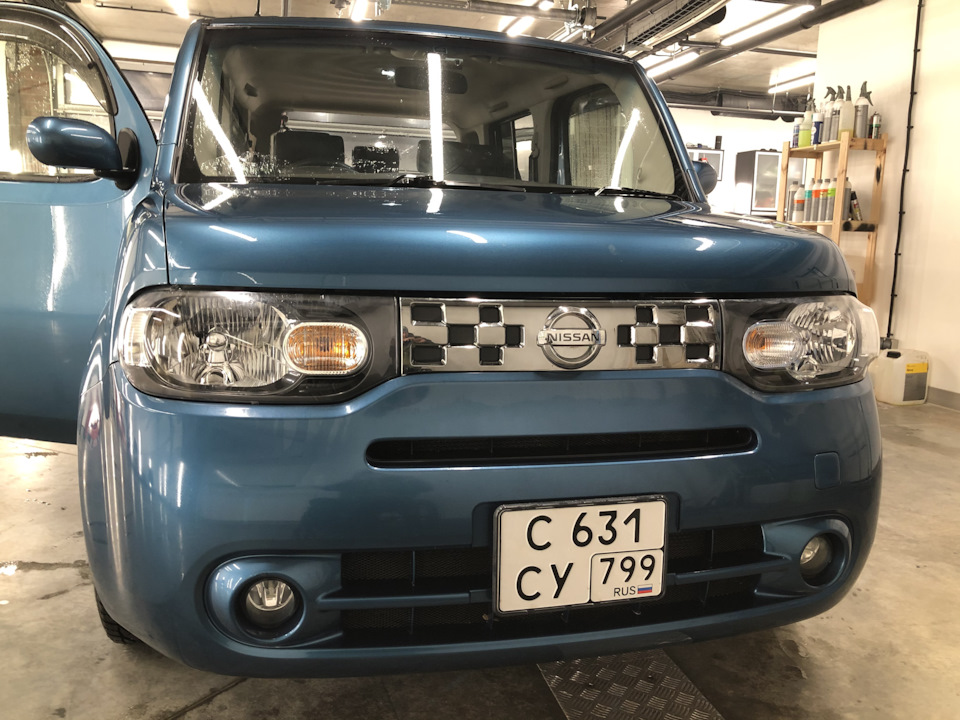 Решетка радиатора — Nissan Cube III, 1,5 л, 2016 года | аксессуары | DRIVE2
