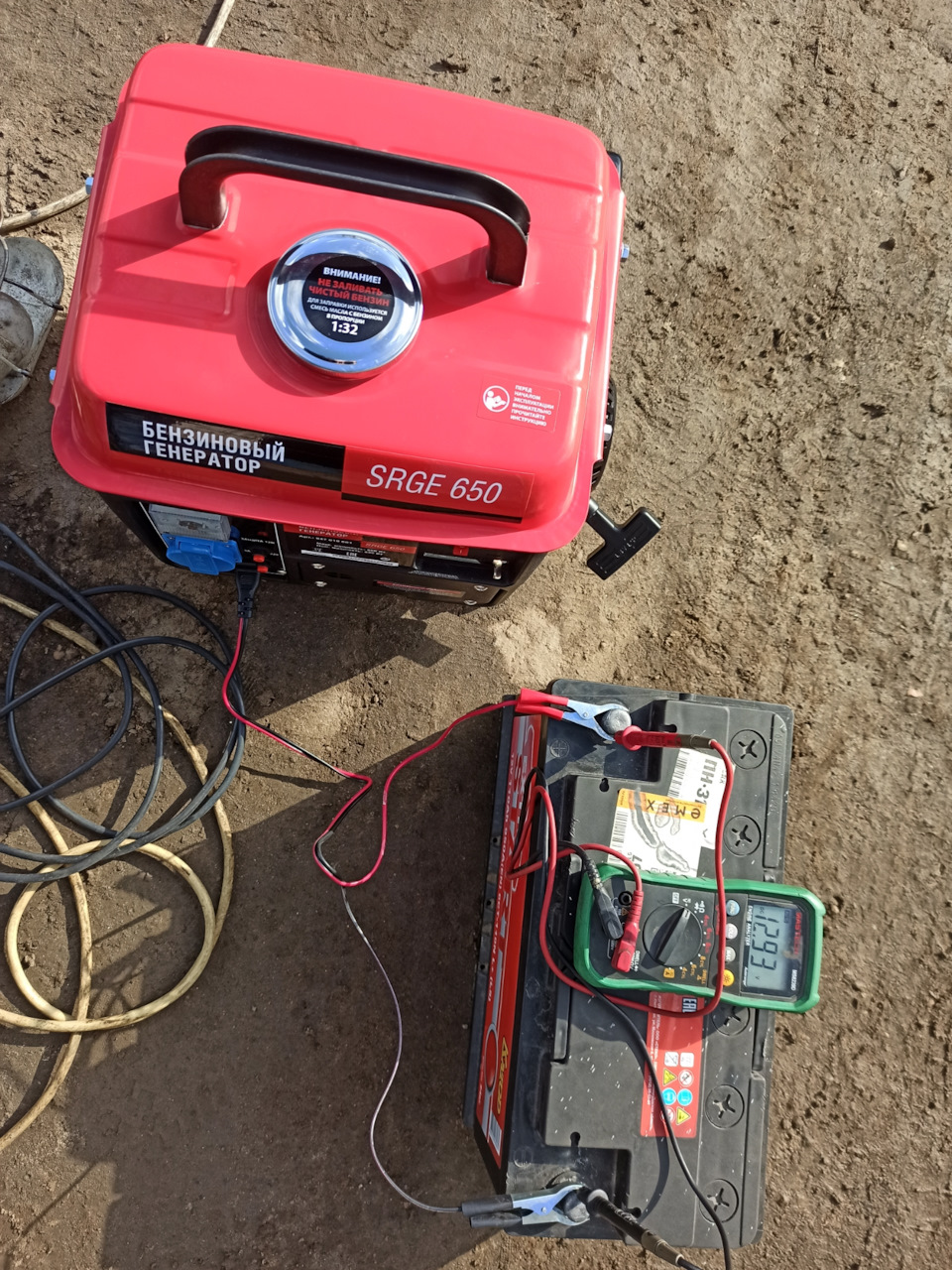Обновка в жилой модуль 66: зарядка АКБ бензогенератором 220/12В — ГАЗ ...
