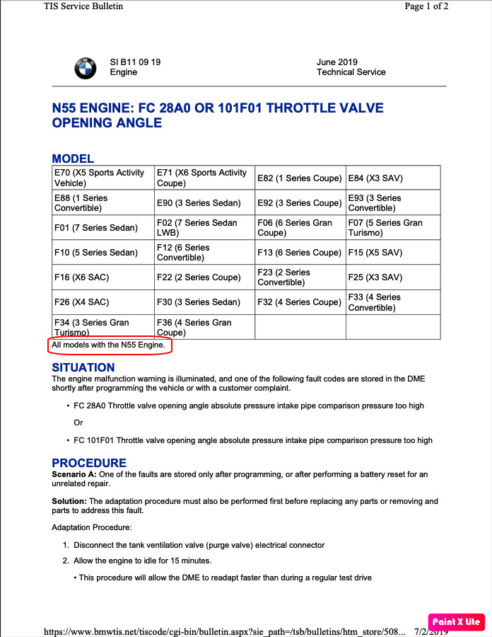 BMW X6 N55 троит на холодную. — BMW X6 (E71/E72), 3 л, 2014 года ...