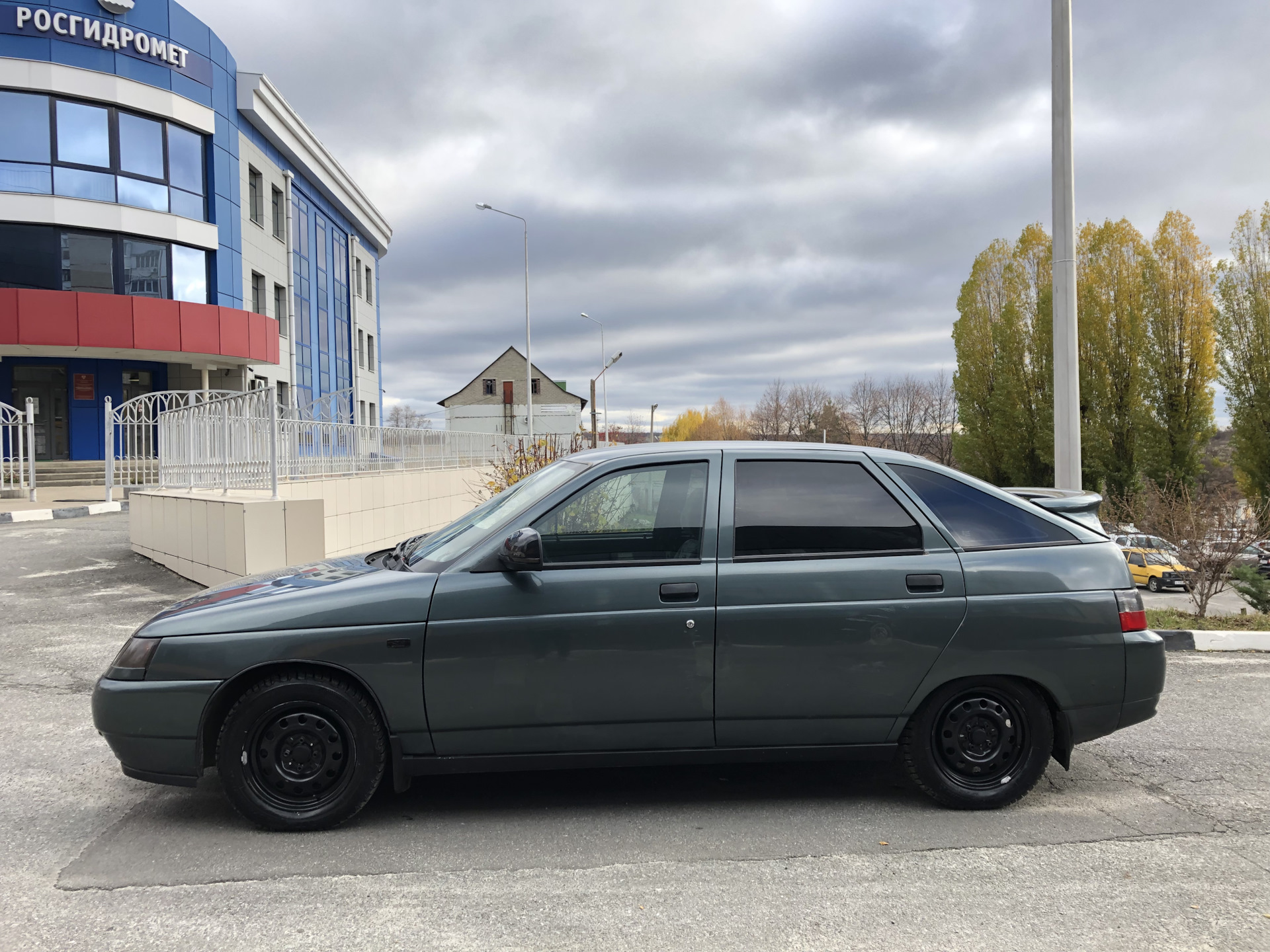 Чёрные штампы на зиму 2112. Покраска — Lada 21124, 1,6 л, 2006 года ...