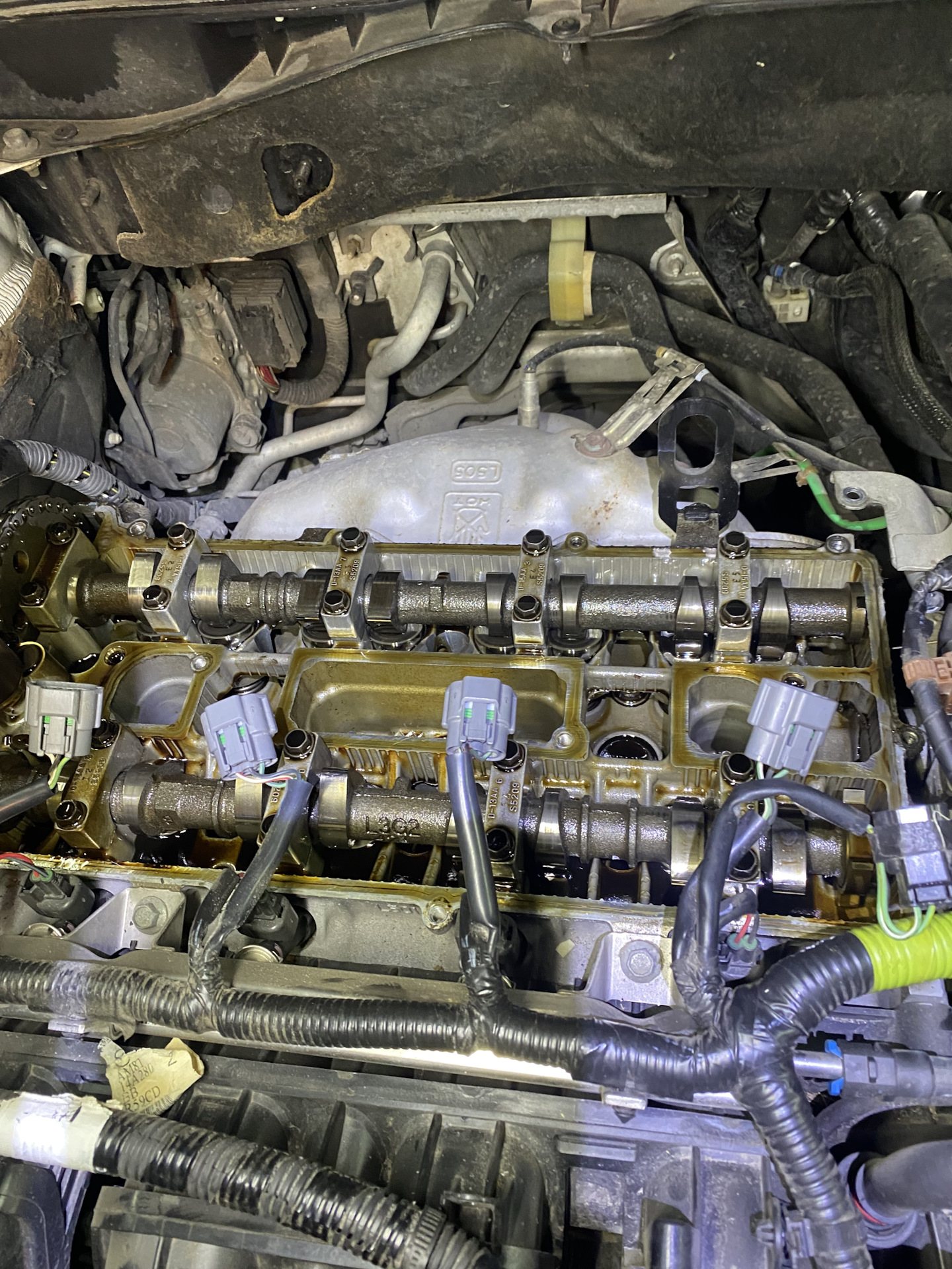 Замена прокладки клапанной крышки 🤜 — Mazda 6 (2G) GH, 2,5 л, 2009 года ...