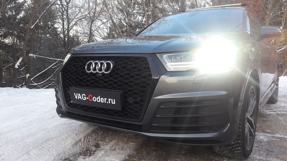 Установка MMI 3G+ с Audi Connect на Audi Q7 4L 