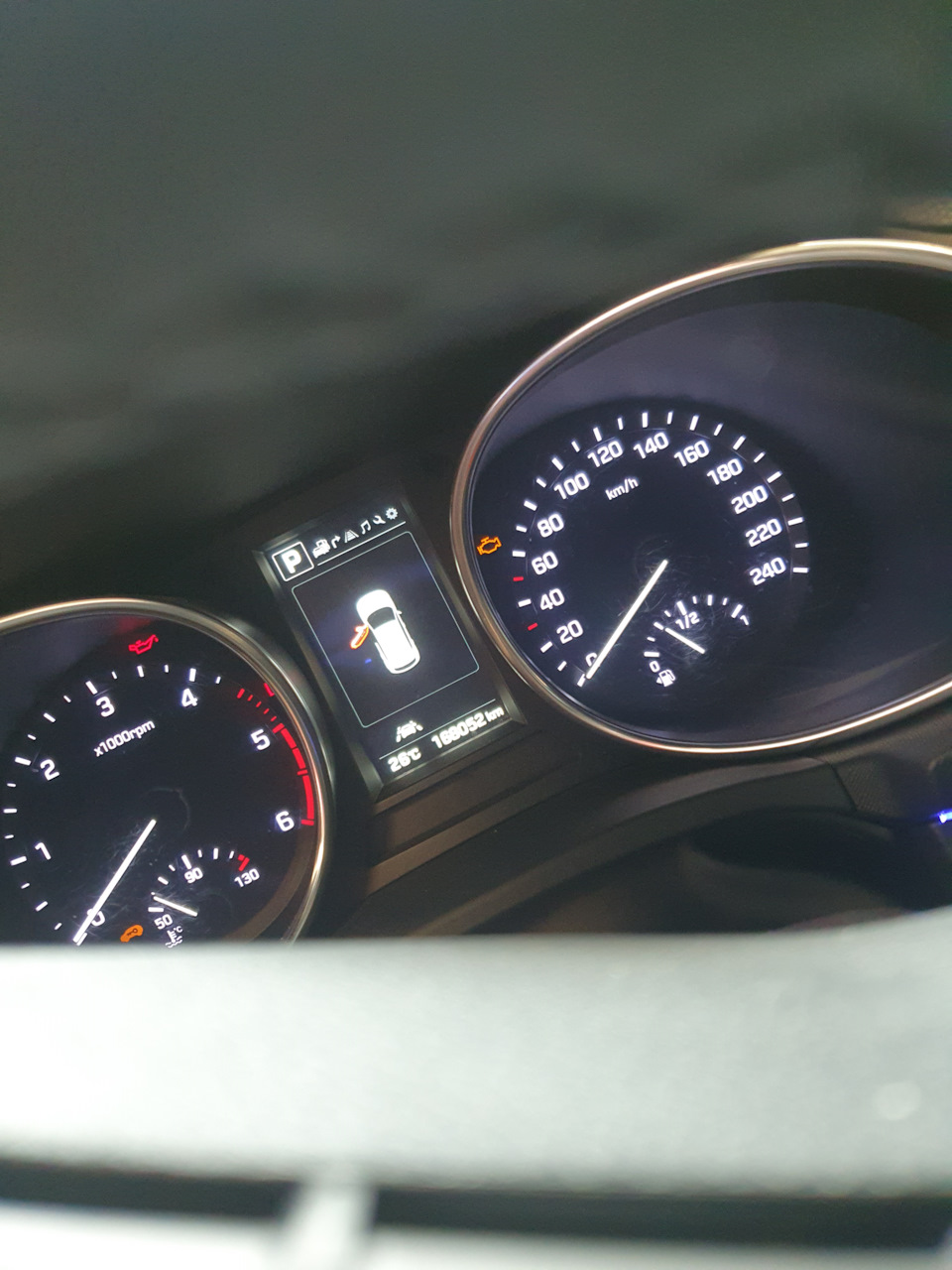 Ступичный+ стойки стаба — Hyundai Grand Santa Fe, 2,2 л, 2017 года ...