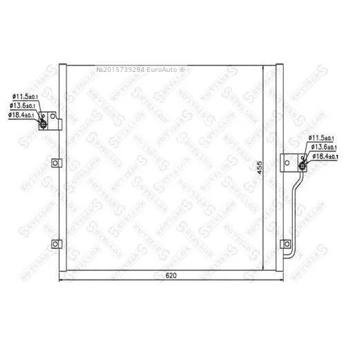 1045578SX Радиатор кондиционера STELLOX | Запчасти на DRIVE2