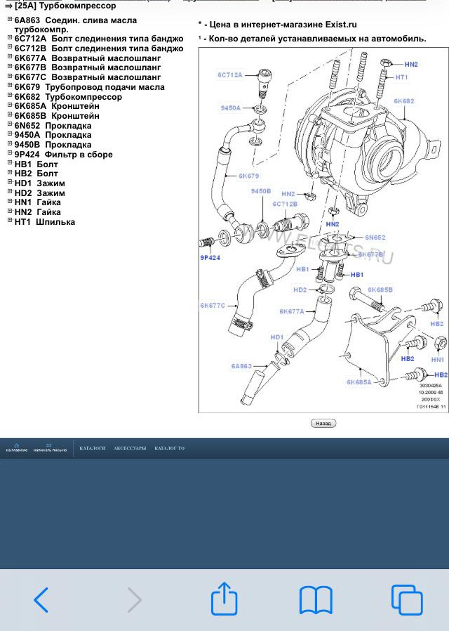 Победил турбину — Ford Kuga (1G), 2 л., 2008 года | своими руками | DRIVE2