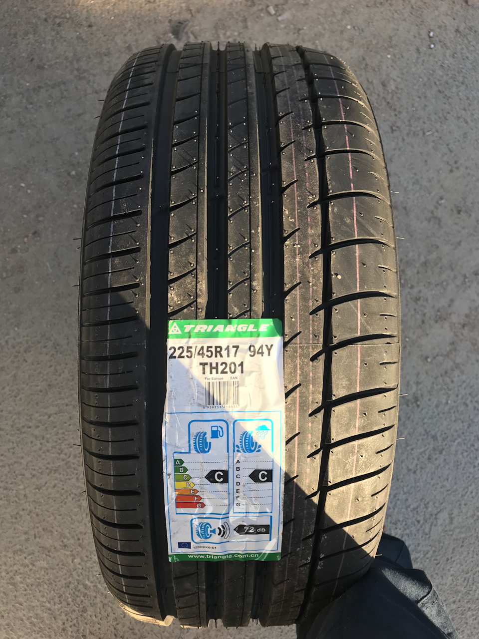 Фото в бортжурнале Skoda Octavia A5 Mk2. Запчасти на фото: Triangle TH201 Sportex